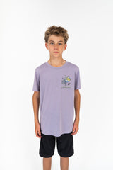 "Buttery Smooth” YOUTH S/S Tech Tee Dusty Lilac
