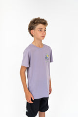 "Buttery Smooth” YOUTH S/S Tech Tee Dusty Lilac