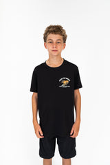 "Speedies” YOUTH S/S Tech Tee Black