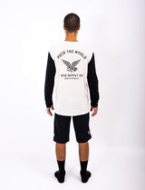"Spread Eagle" L/S Tech Tee Contrast