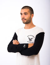 "Spread Eagle" L/S Tech Tee Contrast