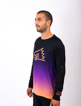 "Neon Sunset" Long Sleeve Jersey