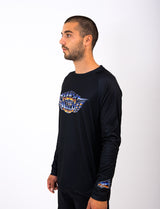 "Chromed" Long Sleeve Jersey Black