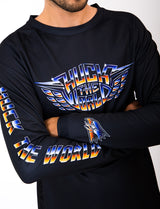 "Chromed" Long Sleeve Jersey Black