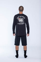 "Race Tortoise" L/S Tech Tee Black