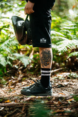 "Double Stripe" Socks Black