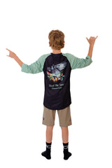 "Black Cockatoo" YOUTH 3/4 Sleeve Jersey