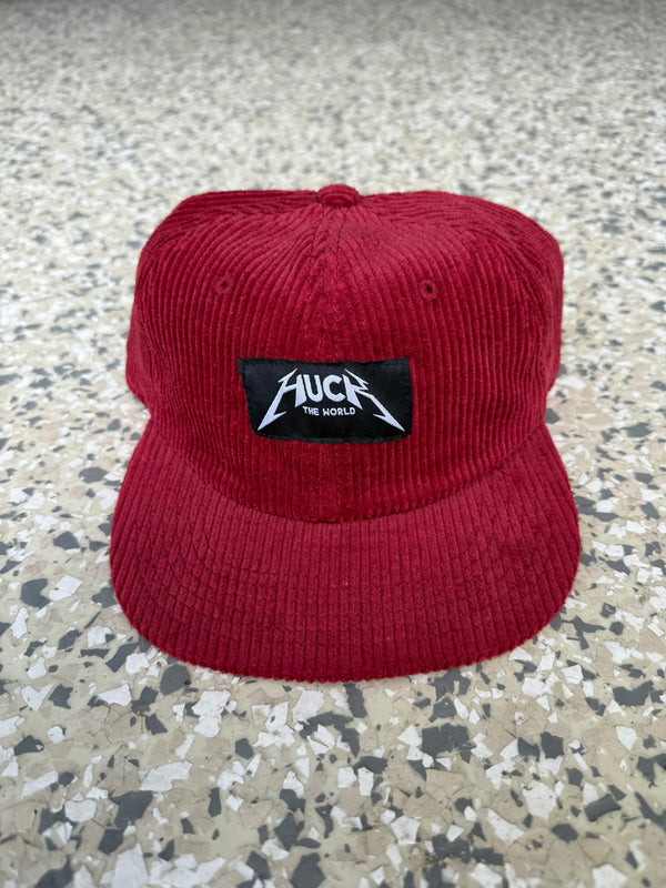 "Metal" Cord Snapback Maroon is