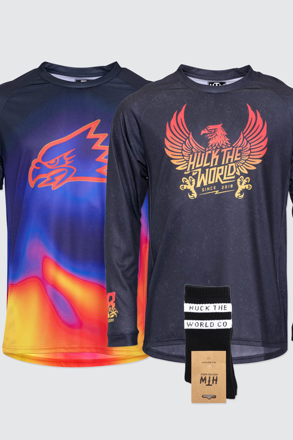 "Est 18" LS Jersey + "Cookin" SS Jersey + Sock Bundle