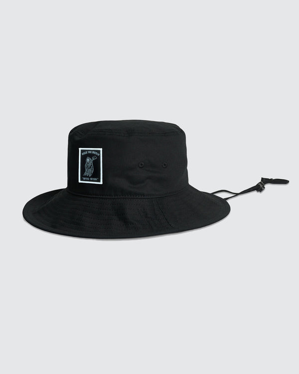 "Reaper" Wide Brim Bucket Black