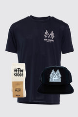 "Flags" Black Tech Tee + Trucker + Socks Bundle