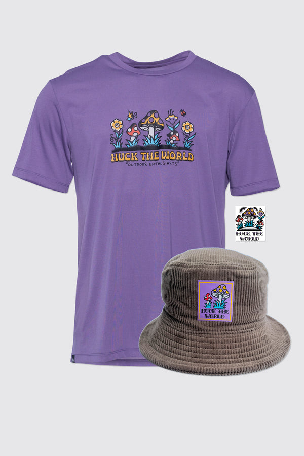 "Outdoor Enthusiasts" Tech Tee + Bucket Bundle