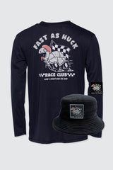 "Tortoise" LS Tech Tee + Bucket Bundle