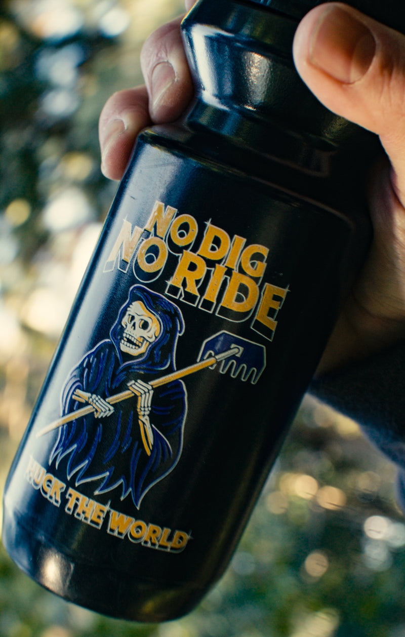 "No Dig No Ride" Bottle Black