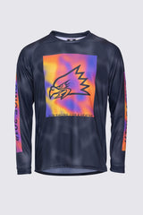 "On A Heater" Long Sleeve Jersey Black Ripple