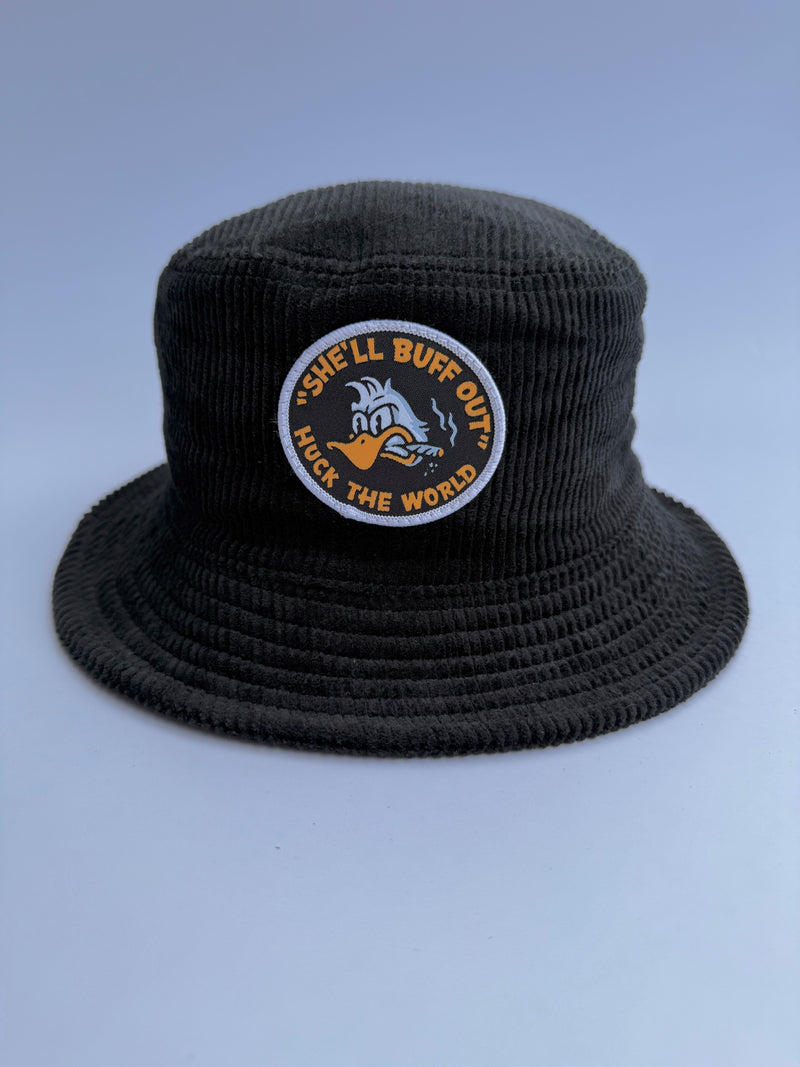 "She'll Buff" Cord Bucket Black