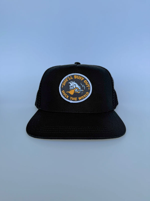 "She'll Buff" Trucker Cap Black