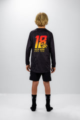 "Est 18" YOUTH Long Sleeve Jersey Acid Black