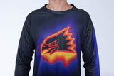 "Melting Eagle" YOUTH Long Sleeve Jersey Black