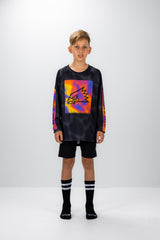 "On A Heater" YOUTH Long Sleeve Jersey Black Ripple