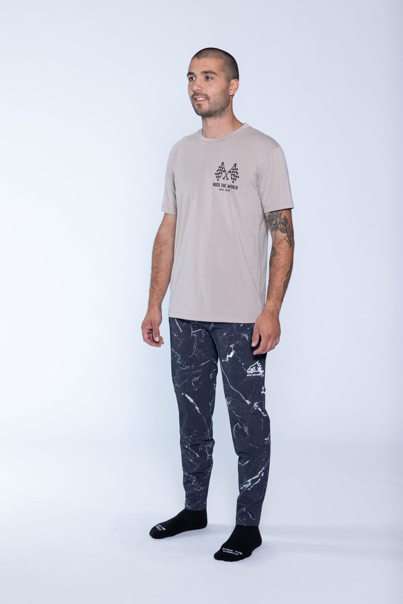 "Shred" MTB Pant Marble Black YOUTH