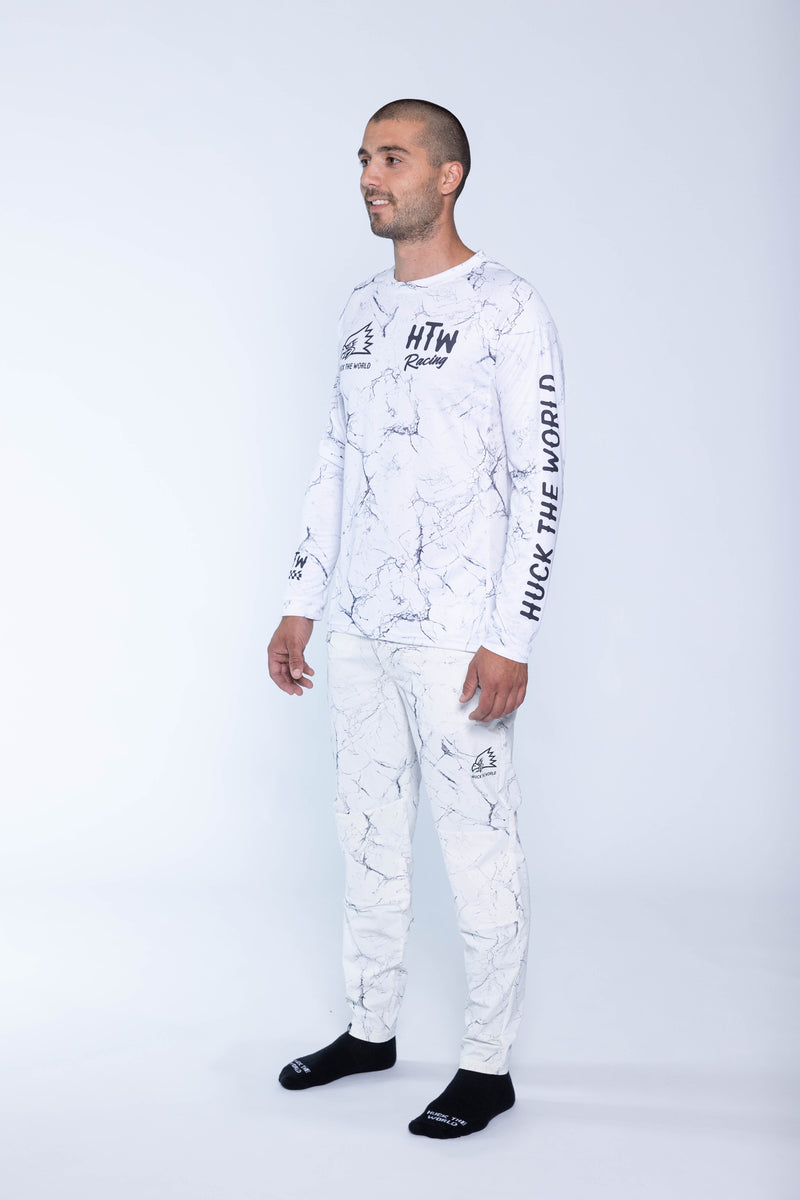 "Marbled White" LS Jersey + Pants Youth Bundle