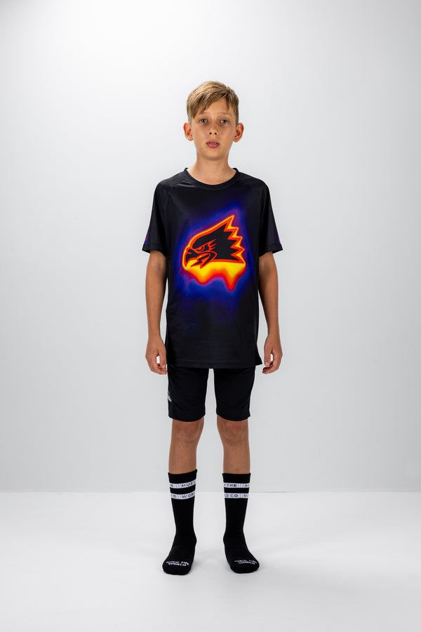 "Melt" YOUTH Short Sleeve Jersey Black