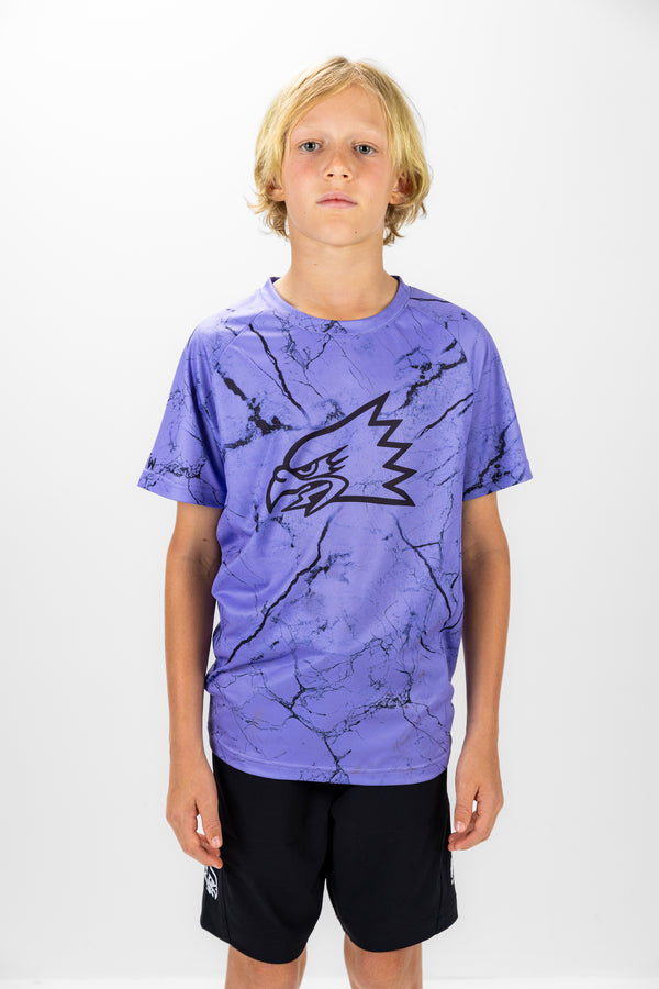 "Violet Marble" YOUTH Short Sleeve Jersey