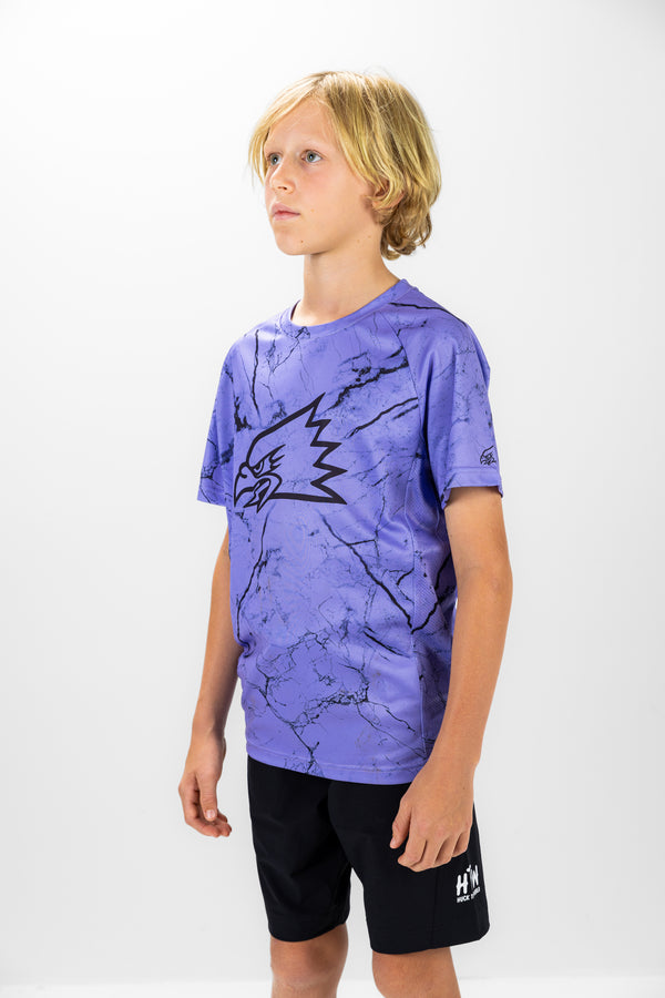 "Violet Marble" YOUTH Short Sleeve Jersey