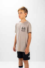 "Flags” YOUTH S/S Tech Tee Mushroom