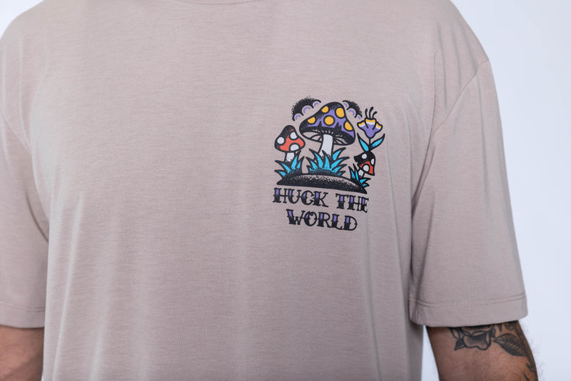 "Magic Dirt” S/S Tech Tee Mushroom