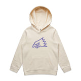 "Eagle Head" Youth Hoodie Bone