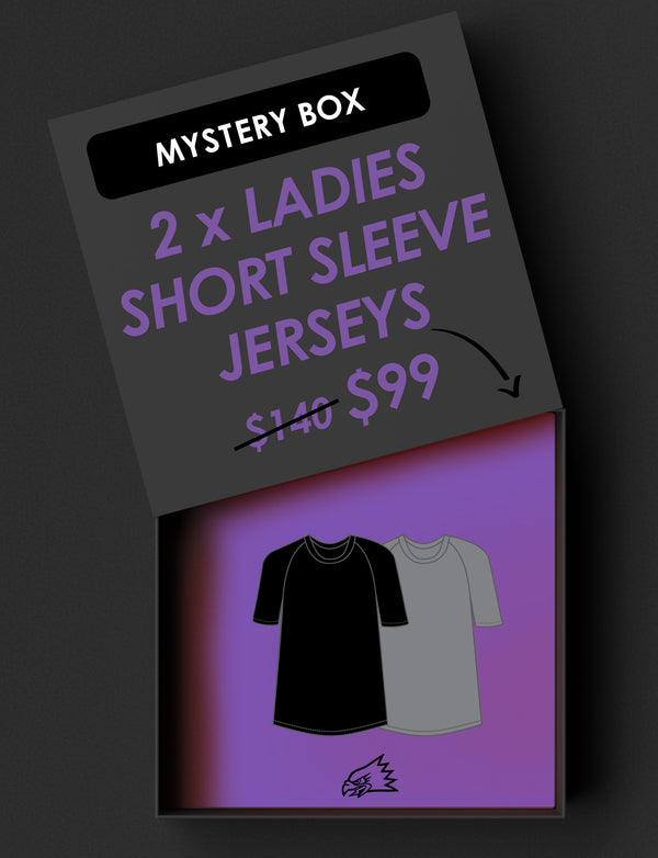 "2 x JERSEY MYSTERY BOX" Ladies Short Sleeve Jerseys