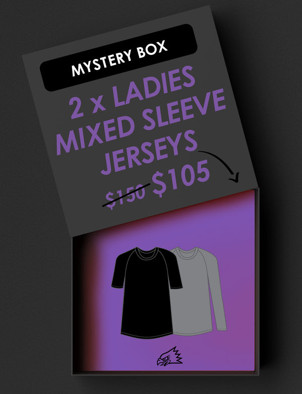 "2 x JERSEY MYSTERY BOX" Ladies Mixed Sleeve Jerseys