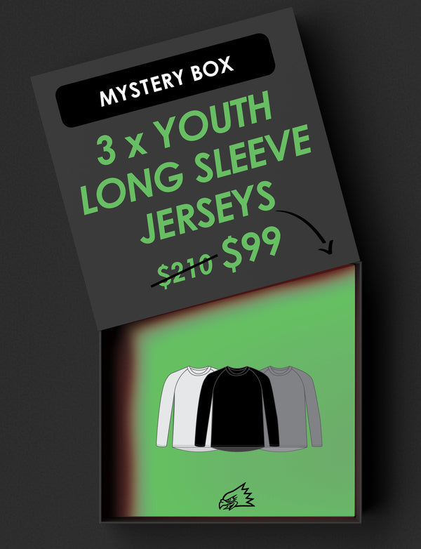 "3 x JERSEY MYSTERY BOX" Youth Long Sleeve Jerseys