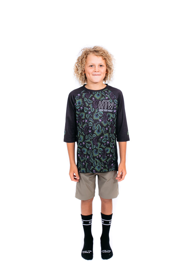 "Black Panther" YOUTH 3/4 Sleeve Jersey
