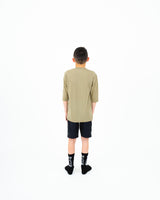 "Mountain" Youth 3/4 Tech Ride Tee Dusty Olive